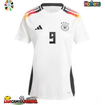 Camisa de Futebol Alemanha Niclas Fullkrug #9 Equipamento Principal Europeu 2024 Manga Curta